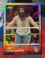 2015 Topps Chrome WWE Luke Harper Refractor #45