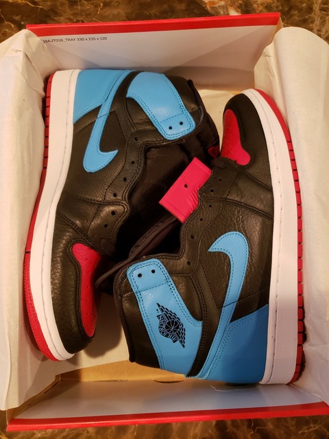 Air Jordan 1 High OG UNC to CHI Mens size 10 WMNS size 11.5 | eBay