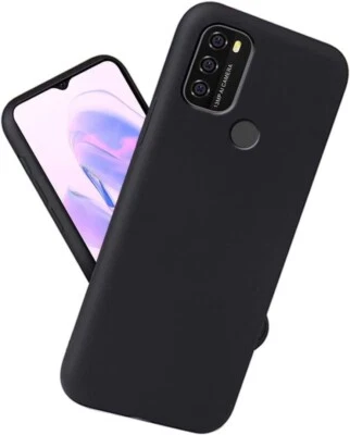 PIXFAB For Nokia C22 Case, Slim Black Matte Silicone Shockproof Gel Phone Cover