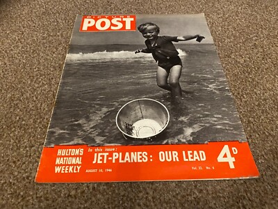 BILD POST MAGAZIN 10.8.46 GLOSTER METEOR IV. LANA TURNER. MARIA CHARLES
