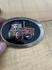 Vintage Case Belt Buckle International Harvester IH Chrome Limited Edition USA