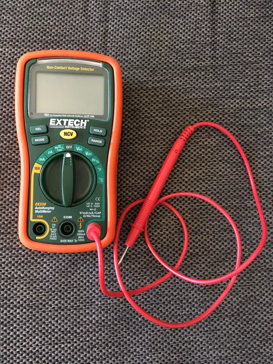 Extech EX330 Autoranging Voltage Detector Multimeter 12 Function  Non-Contact | eBay