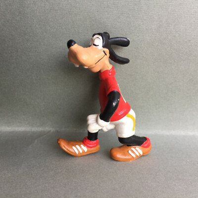 Vintage Walt Disney 3'' GOOFY Sports Runner Figurine  BULLYLAND West Germany Pvc 