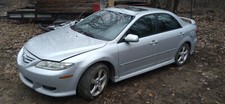 2003 Mazda Mazda6 Silver Alloy Rims Solid Drive Train Car Parts