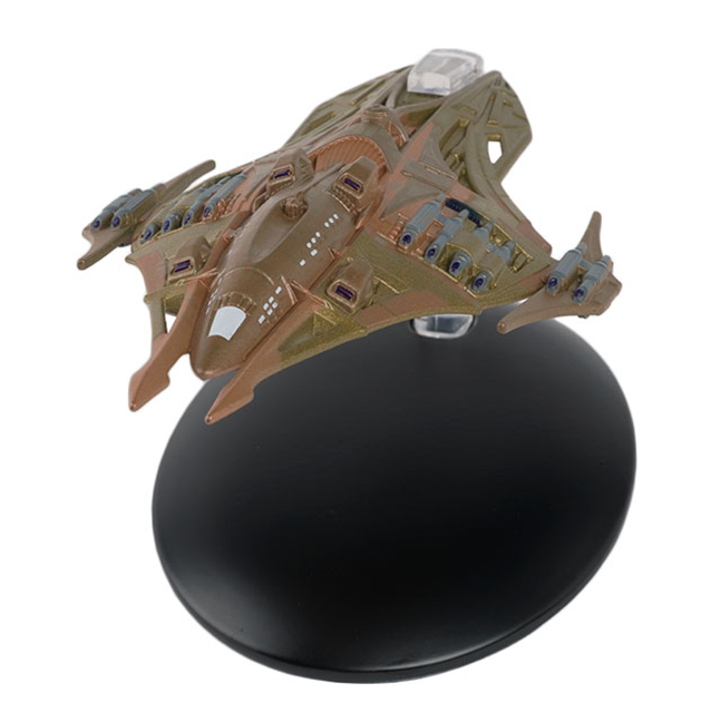Eaglemoss Lokirrim Warship – Star Trek Miniatur Aus Metall, Offizielle Sammlerfigur Mit Magazin