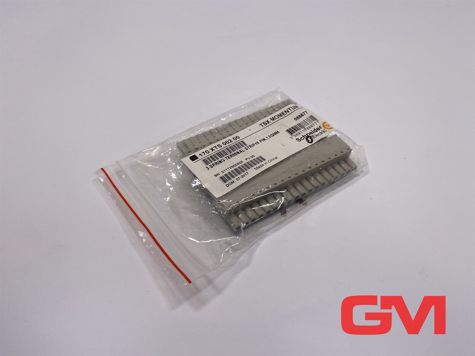 3x Schneider Electric Spring Connection Block 170XTS00200 Terminal Strip TSX