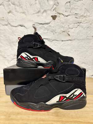 Air Jordan 8 Retro 'Playoffs' Men's Size 8 Pre-owned Sneakers Air Jordan 8 Retro 'Playoffs' Men's Size 8 Pre-owned Sneakers
