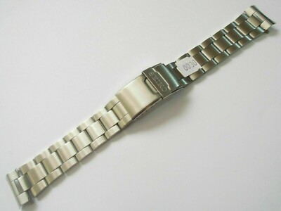 NEW 20MM  STAINLESS OYSTER FOLDED BRACELET DIVERS SKX013/SKX015 (7S26-0030)