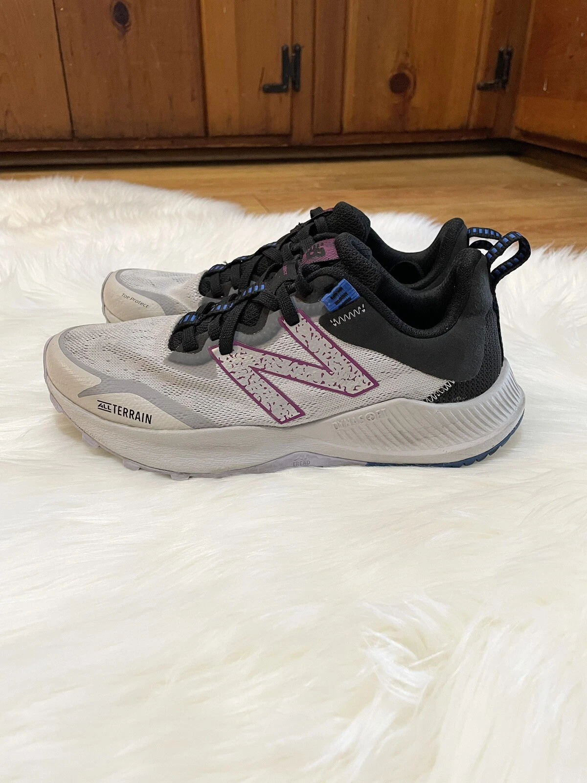 New Balance NITREL V4 scarpa da corsa trail donna grigio chiaro taglia 7 5