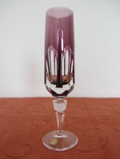 Nachtmann ANTIKA Sektglas Fl&ouml;te R&ouml;mer-Glas Bleikristall &Uuml;berfang amethyst lila