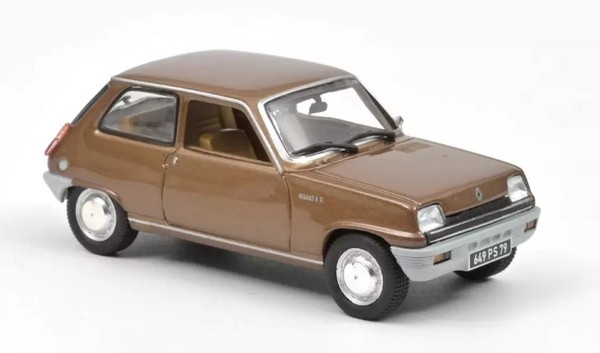 Norev, Renault 5 Tl 1974 Bruin Metallic, 1/43, NOREV510529-image