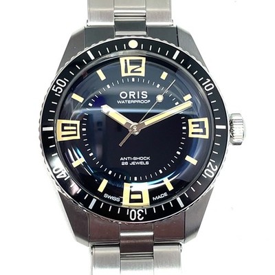 Oris Divers Sixty-Five 60th Anniversary 40mm Watch 0173377724034 Black Dial Stee