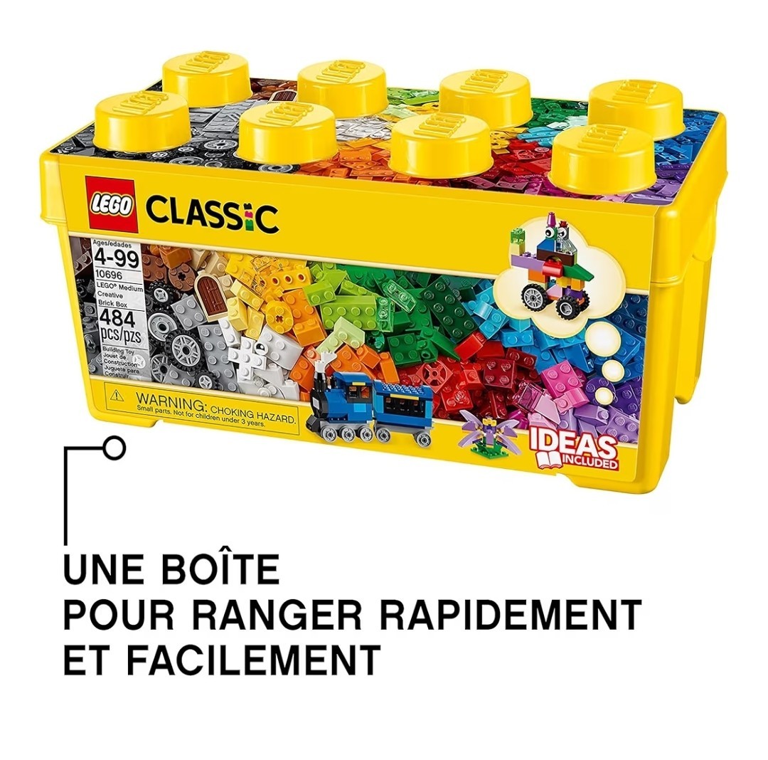 LEGO Classic 10696 Boîte de Briques Créatives Moyenne, le cadeau d'anniversaire idéal