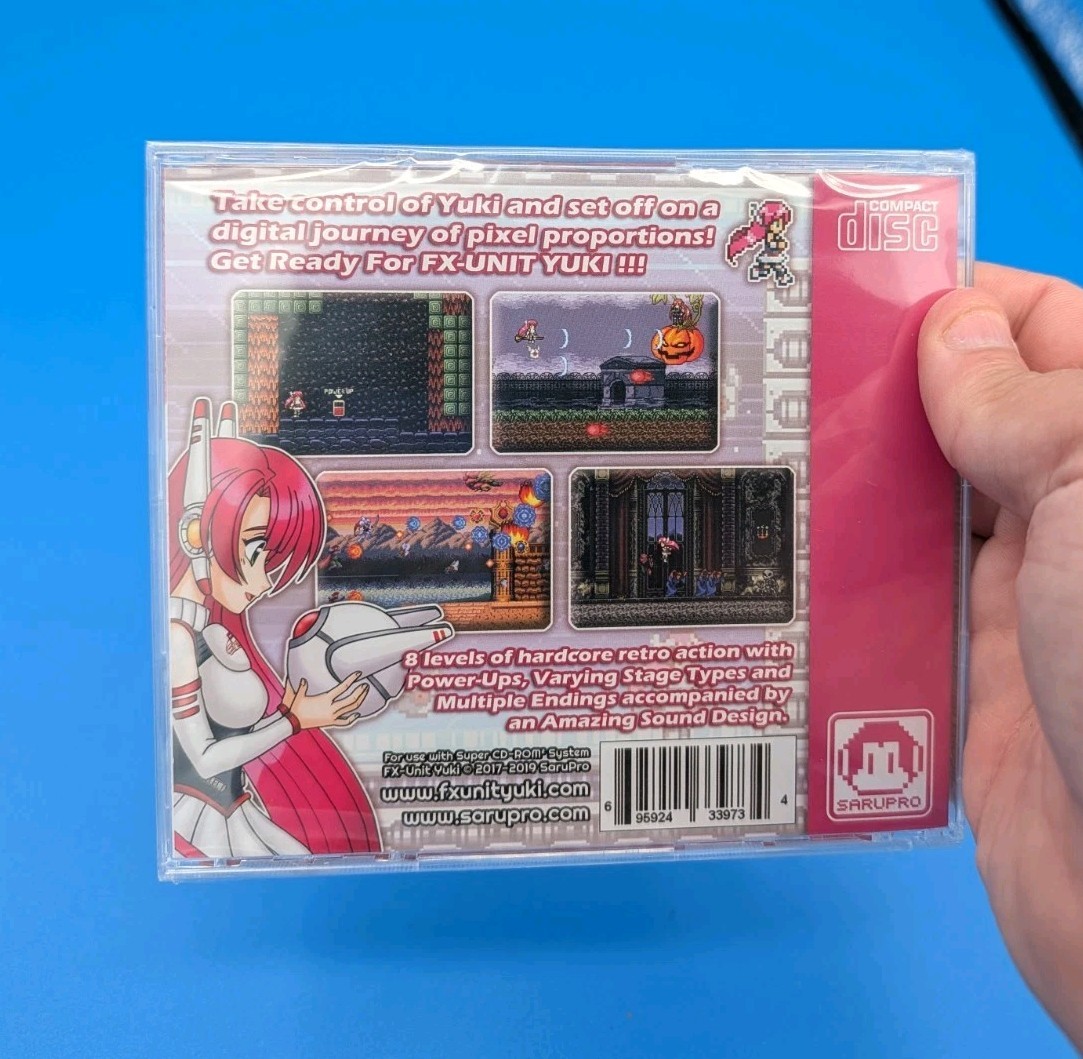FX Unit Yuki: The Henshin Engine PC Engine Super CDROM2 Brand New