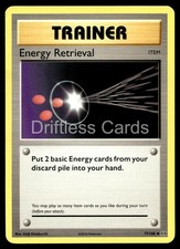 Energy Retrieval 77/108 Uncommon Evolutions Pokemon LP