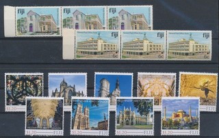 LT01897 Fiji monuments Westminster Abbey fine lot MNH