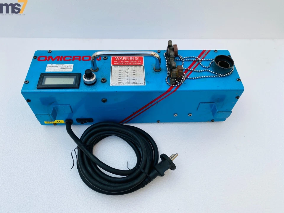 Calibrateur De Température Portable Dry Block Omicron OTE-T700 Plage 600'C 230V - Photo 2/4
