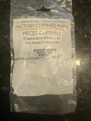 Whirlpool W10727360 Switch 