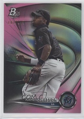 2022 Bowman Platinum Top Prospects Pink 161/199 Kahlil Watson #TOP-98 0k4