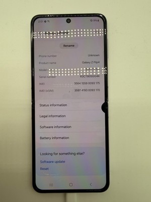 Galaxy Z Flip4 5G SM-F721U1 256GB Lavender Unlocked