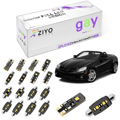 14 LED Interior Light Kit for Mercedes Benz SLK Class R171 Light Bulbs Upgrade