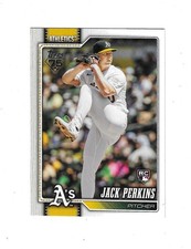 2026 Topps Series 1 Jack Perkins Rookie Card #206