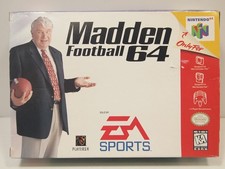 Madden Football 64 Nintendo 64 N64 Authentic BOX ONLY