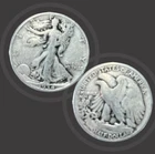 1934 S  Walking Liberty Half Dollar - 90% Silver - Very Fine Condition