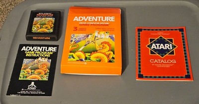 Adventure Atari 2600 CIB Complete REPRO BOX Vintage TESTED WORKS