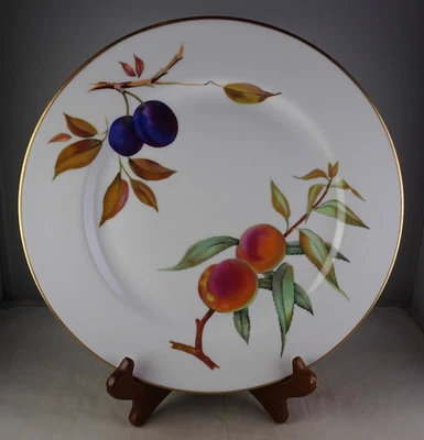 Royal Worcester Evesham Gold Dinner Plate England Excellent Condition