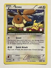Eevee #BW97 Holo Legendary Treasures Black Star Promo Pokemon NM