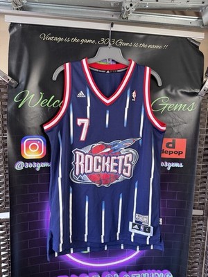 Authentic adidas Houston Rockets #7 Jeremy Lin RETRO NBA