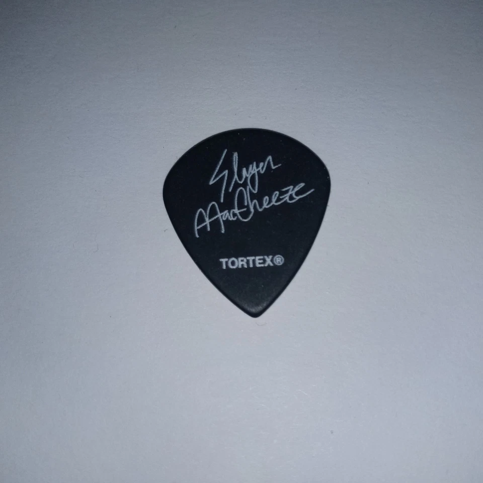 MAC SABBATH Slayer Signature 2 Caras 2025 Gira de Conciertos Escenario Negro GUITARRA PICK Foto 2 de 4
