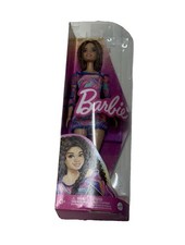 Barbie Fashionistas Doll #206 Crimped Hair Freckles Purse Pumps Dress