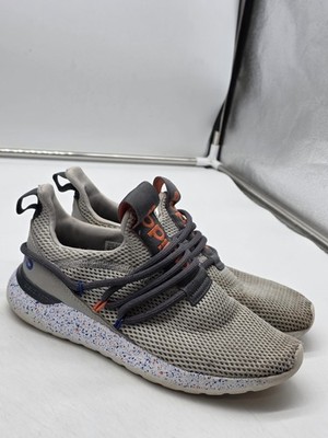 Adidas Run Shoes Men 5 Gray racer adapt 3.0 Mesh Speckle 