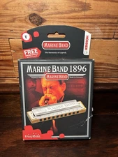 Hohner Marine Band 1896 Classic F Harmonica #1896BX-F New SEALED