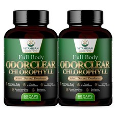 VITAMISAN OdorClear Chlorophyll Capsules Internal Deodorant 120 Caps