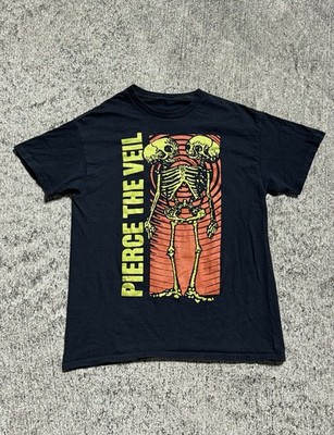 Pierce The Veil Creative Control official Tour Merch 2023 Hardcore Rock Band Tee