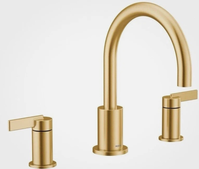 BRAND NEW Moen T6223BG Cia Deck Mounted Roman Tub Filler Trim Brushed Gold B34
