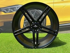 4x R19 Inch 5x114.3 Forzza Bosan Style Satin Black Wheels: Fits Lexus, Mercedes
