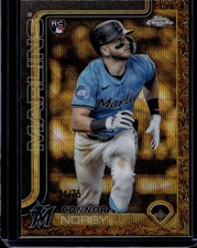 2025 Topps Chrome Gilded Collection Gold Wave Refractor #9 Connor Norby RC 24/75