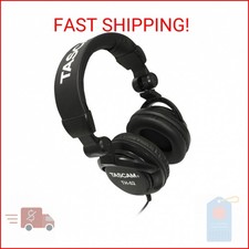 TASCAM TH-02 Professional Studio Monitor Headphones, Wired, Over Ear   for Recor