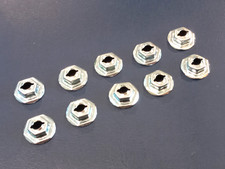 10 x Thread cutting speed nuts 3/16 inch stud set of 10 Mopar Ford GM etc