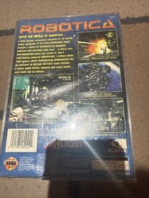 Robotica (Sega Saturn, 1995) - CIB Complete with Reg Card Foam Untested