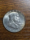 1958 50C Franklin Silver Half Dollar High Grade