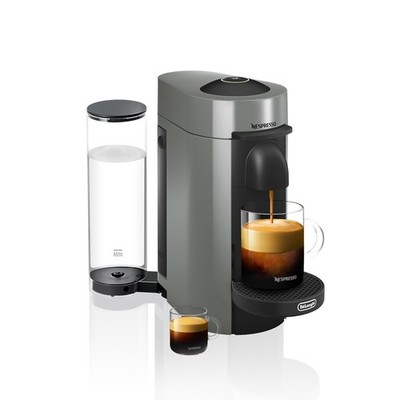 De'Longhi Nespresso Vertuo Plus Coffee and Espresso Maker by De'Longhi Grey