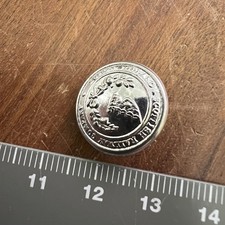 London Midland Scottish Railway Uniform Button LMS Firmin Ltd Small Silver Color