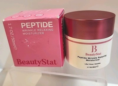 BeautyStat PEPTIDE WRINKLE RELAXING MOISTURIZER 1.7oz/ 50ml NIB RP $68