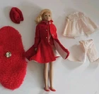Vintage Mattel Scooter Barbie 1963  Freckles Doll Skipper Dreamtime & Party Coat