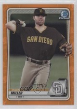 2020 Bowman Chrome Prospects Orange Refractor 11/25 Owen Miller #BCP-102 0nr3